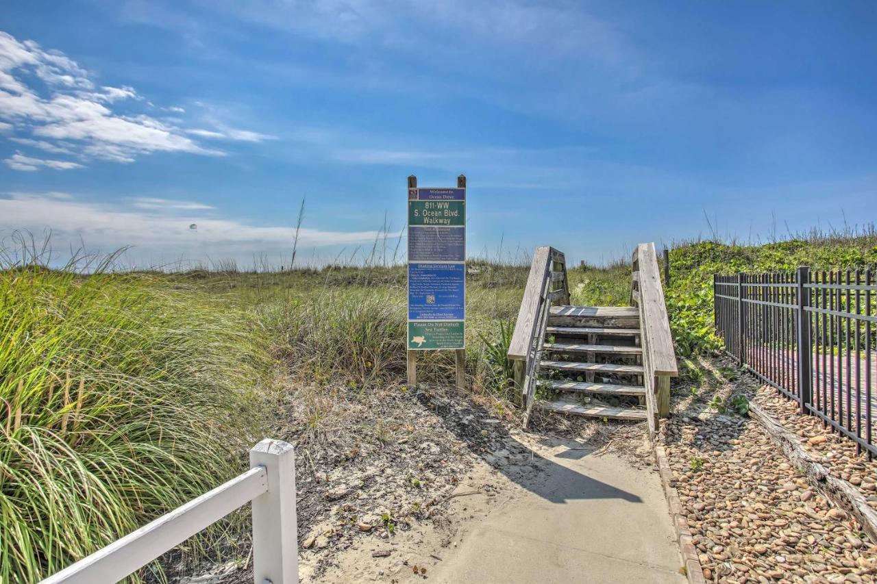 Sunny Seaside Condo With View - Walk To Beach Myrtle Beach Exteriör bild