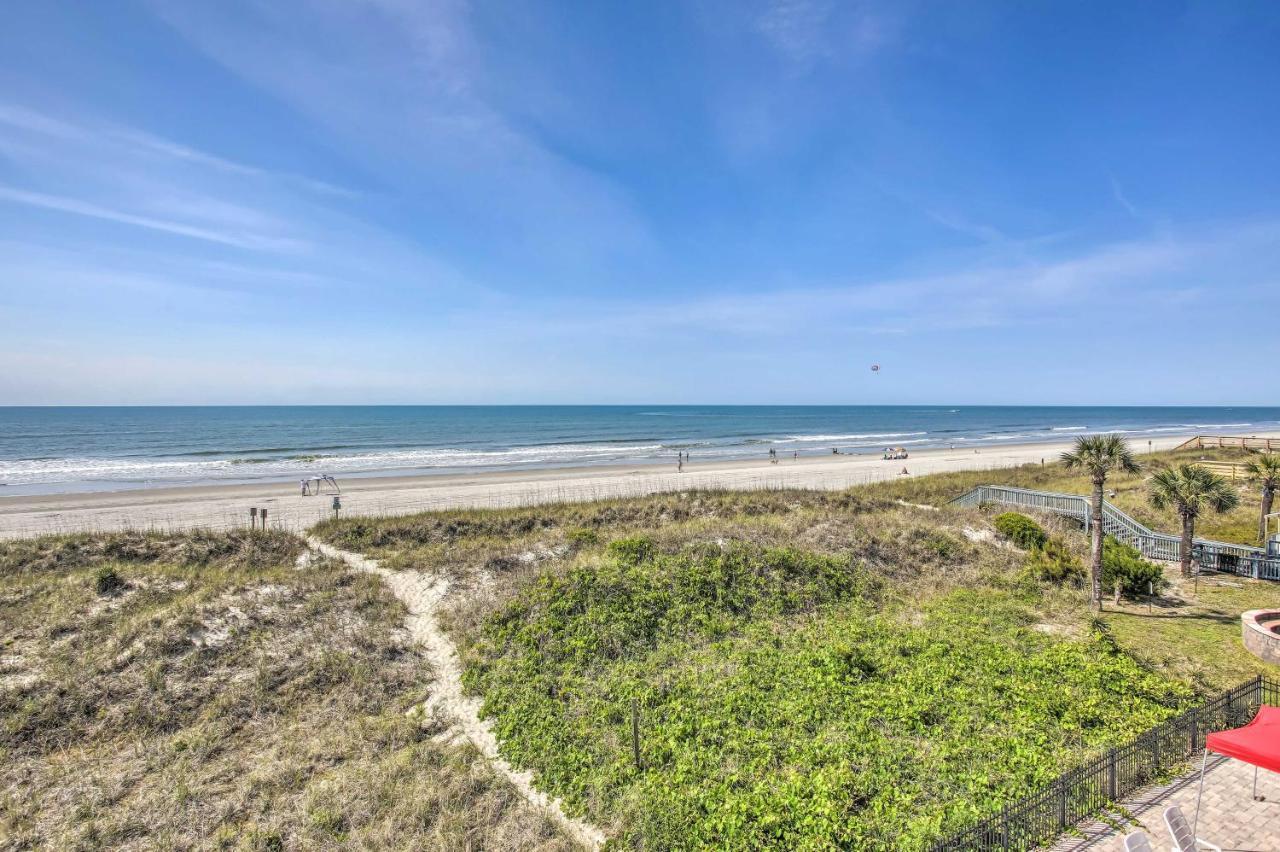 Sunny Seaside Condo With View - Walk To Beach Myrtle Beach Exteriör bild