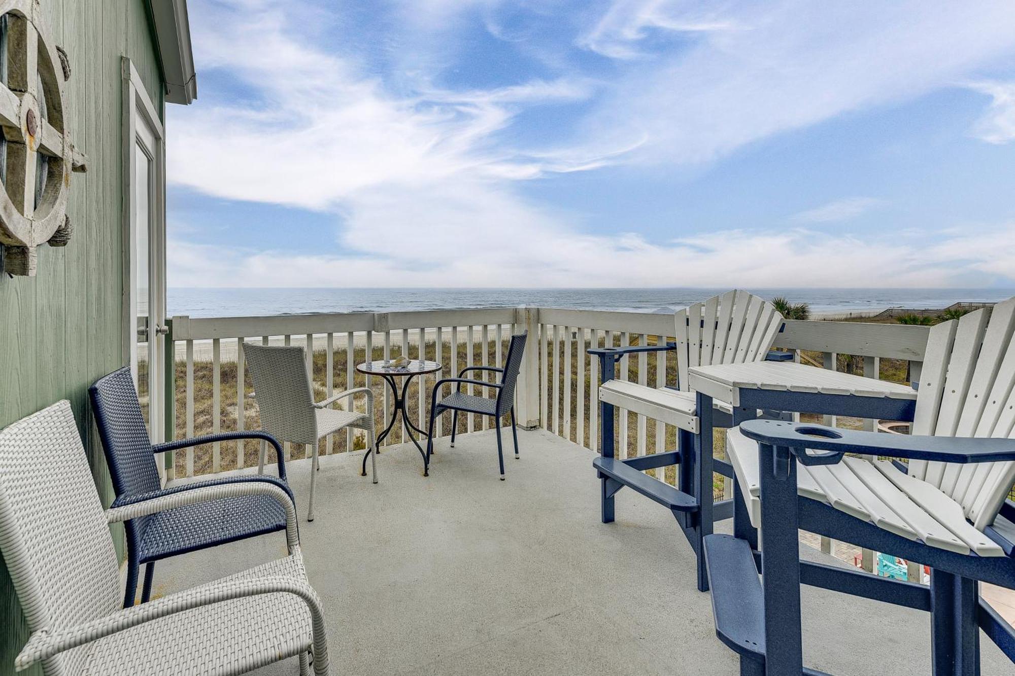 Sunny Seaside Condo With View - Walk To Beach Myrtle Beach Exteriör bild